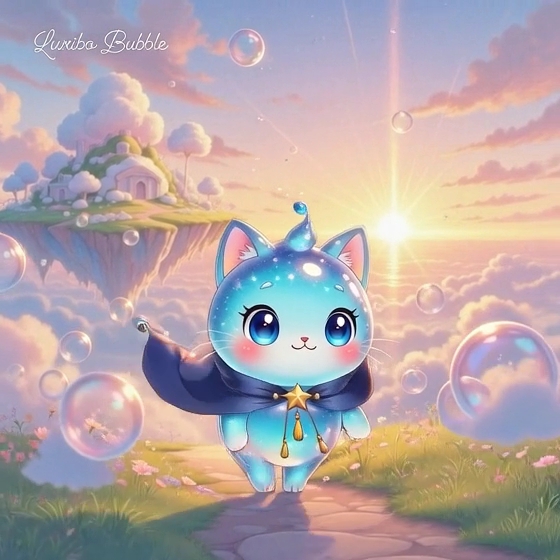 Luxibo in a cloak setting off