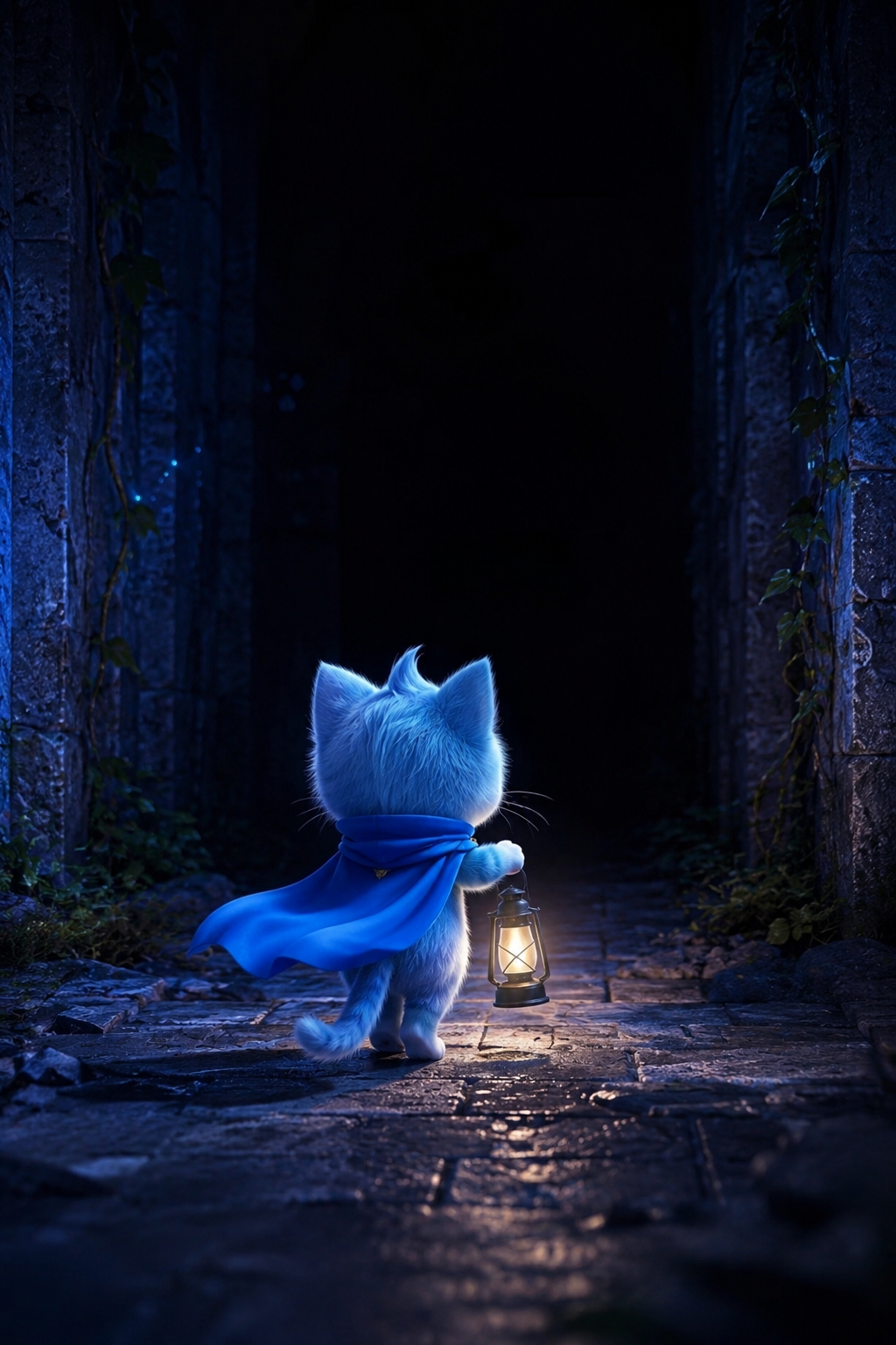 Luxibo glowing in darkness